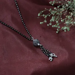 Collar de Plata con Cuentas Culturales para Mujer, Colección de Joyería Tradicional - Product Image 1