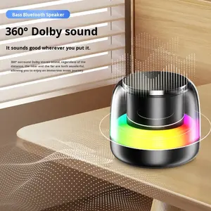 Altavoz Profesional con Diseño Único, Lámpara con Iluminación LED RGB, Altavoces USB Portátiles Estéreo para Multimedia, Compatible con Aplicaciones de PC - Product Image 2