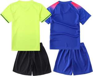 Lot de 2 maillots de football unisexes en polyester à séchage rapide et short de football avec caractéristiques rétro avec le nom de l'équipe «Mexico» - Product Image 1