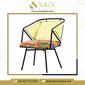 Indian Style Handcrafted Iron Plastic Cane <b>Chair</b> with Seat Available with Custom Logo at Affordable Market Price - Product Image 3