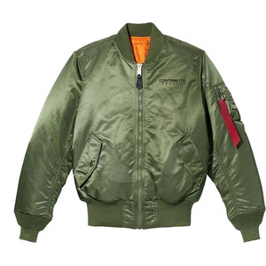 Vente en gros blouson bombardier pour hommes style le plus récent blouson bombardier pour hommes avec logo personnalisé veste d'hiver - Product Image 1
