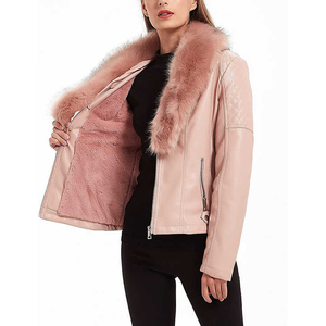 Vente chaude nouvelle veste en cuir de fourrure d'hiver en gros respirant 2025 possédez votre service OEM de conception - Product Image 3