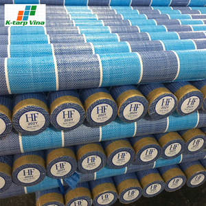 Meilleure vente bleu blanc bleu rayure imperméable PE bâche rouleau BWB modèle K-Tarp Vina ODM OEM fabricant Vietnam coupe personnalisée - Product Image 5