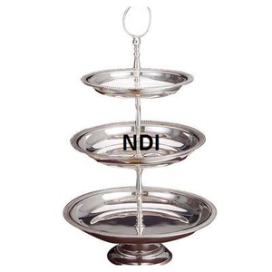 Fête d'anniversaire et de mariage Vaisselle pour la maison Décoration de gâteau Serveur de gâteau Support de gâteau en métal Tasse Gâteau Dessert Servant - Product Image 2