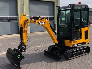 Used JCB Mini Excavator 19C 2 Ton Crawler Digger Compact Hydraulic Short Turning Radius for Engine 120kW Power High Digging - Product Image 5