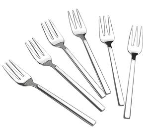 Fourchette en acier inoxydable 304 poli, pour servir des fruits, fabrication artisanale, fourchette en métal pour desserts, logo personnalisé - Product Image 5