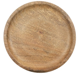 Platos de cena de madera 100% Natural personalizados de buena calidad, platos de madera para servir, plato de madera - Product Image 4
