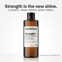 Shampoo réparateur profond à la kératine hydrolysée et à la biotine OEM pour cheveux abîmés/colorés, sans danger pour la couleur, anti-casse