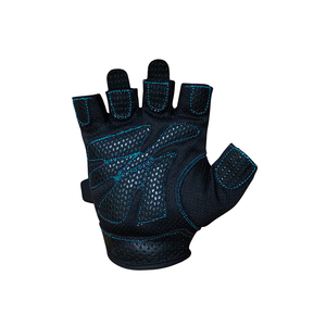 Guantes de levantamiento de pesas transpirables antideslizantes con relleno en la palma correas de muñeca ajustables para entrenamiento de culturismo en el gimnasio - Product Image 6