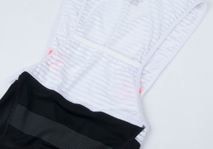 Vente en gros de shorts vtt à sublimation personnalisés cuissard à bretelles de cyclisme double rembourré en éponge haute densité - Product Image 6