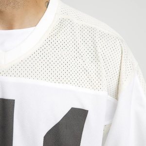 Fabricant d'impression par sublimation personnalisé Maillot court Les hommes conçoivent votre propre équipe Vêtements de football américain T-shirt en maille - Product Image 6