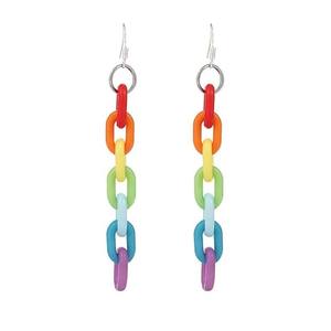 Boucles d'oreilles en résine de style ange faites à la main de haute qualité 3D Craft From India Model Pattern Prix de gros - Product Image 2