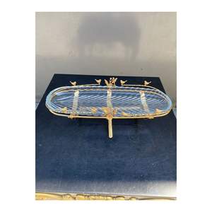 Plateaux décoratifs pour le petit-déjeuner Meridian Bird, deux étages et simple, en céramique alimentaire - Product Image 3