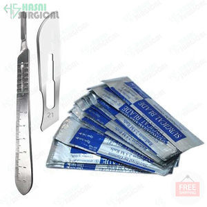 Venta al por mayor OEM personalizado nuevo artículo bisturí mango cuchillo conjunto diferentes tamaños cuchillas mango quirúrgico de acero inoxidable CEISO - Product Image 5