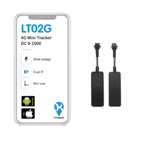 Kingwo LT02G 4G Mini Rastreador GPS para Vehículos con Detección de Movimiento, Reproducción de Historial y Sistema de Monitoreo de Flotas