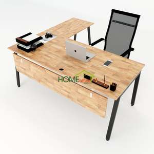 โต๊ะทำงานสำนักงานรูปตัวแอล รุ่น Aton Concept สไตล์ร่วมสมัย ขนาด 180x160 ซม. ขาประกอบสำเร็จรูป รุ่น HBAT019 - Product Image 2