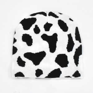 Gorro de Punto Elástico Jacquard con Diseño de Personajes de Moda OEM, Gorro de Invierno Y2K Personalizado, 100% Acrílico, con Botón, de Fábrica a Bajo Precio - Product Image 6