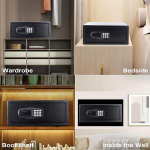 Cerradura Moderna para Muebles de Acero Laminado en Frío con Teclado Digital, Desbloqueo Manual con Llave Metálica para Salas de Estar, Hoteles, Apartamentos y Hogares - Product Image 4