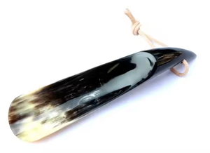 Crescent Crafts Chausse-pied en corne de buffle naturelle avec poignée Portable court pour hommes femmes enfants aînés - Product Image 4