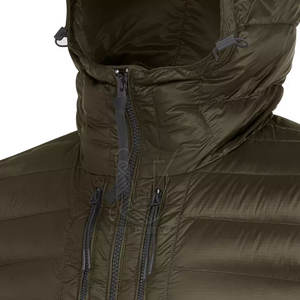 Men's Hooded Puffer Winter Jacket with Breathable Quick-Dry Stand Collar <b>Polyester</b>/<b>Nylon</b> <b>Fabric</b> Cotton Lining Zipper Closure - Product Image 5