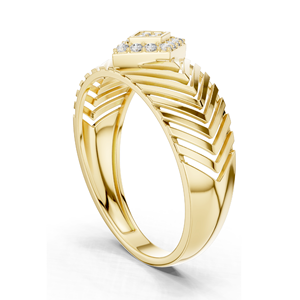 Anillo de Diamante de Laboratorio de 0.134 CT para Mujer, Claridad VVS-VS, Tecnología CVD, Disponible en Oro de 18K, 14K, 10K y Plata 925 - Product Image 4
