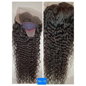 Peluca de Cabello Humano Virgen 100% Rizado Indio con Cierre de Encaje 4x4, Flequillo, Alta Calidad, Nudos Decolorados Disponibles, Longitud Mediana (6, 12, 16 Pulgadas) - Product Image 4