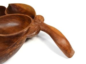 Bandeja de servicio de madera de hoja de estilo moderno inspirada en la naturaleza bandeja de plato de Metal de resina decorativa para servicio de almacenamiento de Hotel y restaurante - Product Image 4