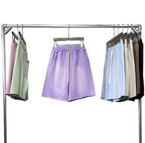 กางเกงขาสั้นผ้าเทอร์รี่ซักหนักสำหรับผู้ชายโลโก้แบบออกแบบได้ตามต้องการสำหรับฤดูร้อน - Product Image 3