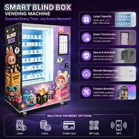 Distributeur automatique de boîtes-cadeaux à service libre 24h/24, écran tactile LED, graphismes personnalisés, fonction SDK, paiement multiple