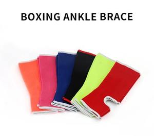 Boxe Cheville Muay Thai Kick MMA Arts Martiaux Cheville Soutien Bretelles Élastique Pied Garde Logo Personnalisé - Product Image 5
