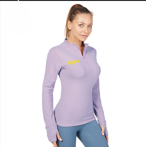 Camiseta Interior Unisex para Montar a Caballo, 100% Poliéster, Ligera, Transpirable, de Secado Rápido, Absorbe la Humedad, Cuello en V, Manga Larga - Product Image 1