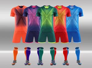 Custom Made Sublimation Sports Team Wear Polyester Unisex Soccer <b>Jersey</b> <b>Short</b> Set Soccer Uniforms - Product Image 6