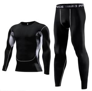 Ropa deportiva personalizada de alta calidad para hombre, transpirable, secado rápido, compresión, gimnasio, ropa deportiva, LICRA/poliéster - Product Image 4