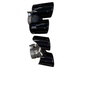 Embouts d'échappement quadruples en titane noir de haute qualité adaptés à la Porsche 911.1/911.2  992044207  992044230  081100800009G - Product Image 3
