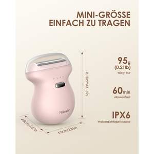 Rasoir électrique portable pour femmes, étanche IPX6, mini rasoir pour les jambes, les bras, le maillot, longue durée de vie de la batterie, tondeuse corporelle - Product Image 2