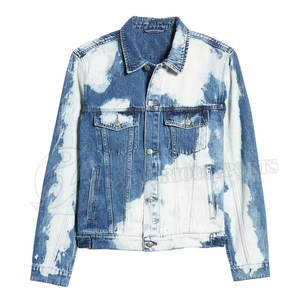 2023 chaqueta de lona con logotipo personalizado de alta calidad 100% algodón ecológico a prueba de viento transpirable nueva moda lavada para hombres Casual - Product Image 6