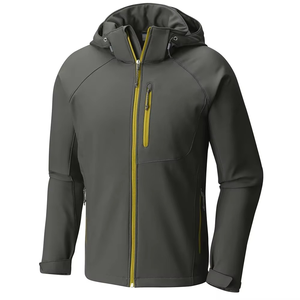 Veste softshell coupe-vent coupe-vent imperméable à l'eau veste softshell chaude veste de randonnée à capuche pour homme - Product Image 1