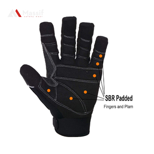 Guantes DE SEGURIDAD antivibración para herramientas eléctricas, jardineros mecánicos con protección de Palma TPR, ropa de trabajo - Product Image 1