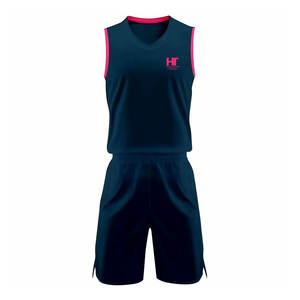 Ventes chaudes Nouveauté Ensembles de maillots de basket-ball pour hommes Respirant 100% polyester Couleur et logo personnalisés - Product Image 2