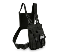 Vente en gros de sac de poitrine de sport à la mode pour hommes sac de gilet tactique de course antivol à fermeture éclair léger et étanche