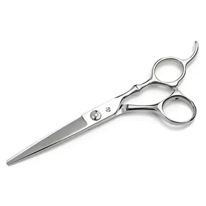 Ciseaux de coiffeur professionnels de coiffure de taille personnalisée noire de nouvelle conception de mode - Product Image 2