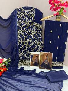 Traje juvenil de Pakistán Salwar Kameez para hombres, conjunto de piezas sueltas, algodón, poliéster, importado para hombres malayos de Indonesia - Product Image 5