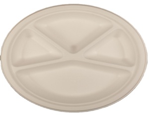 Omparment late reasreaseproof and icicrowable iisposable Compoestable uugarcane agasagse ululp cocoamigable An - Product Image 4