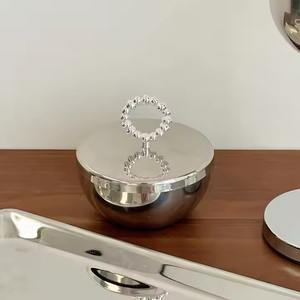 Cuenco de estilo Golfo con juego de bandejas Hermoso uso en la oficina en casa Bellamente elaborado por S AND SONS INTERNATIONAL DE LA India - Product Image 4