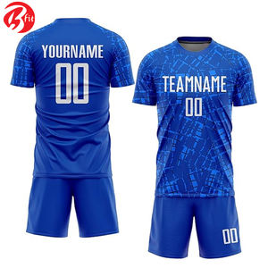Vêtements de football pour hommes à la mode faits à la main uniforme d'équipe adultes coupe automatisée maillot de football et hauts - Product Image 5