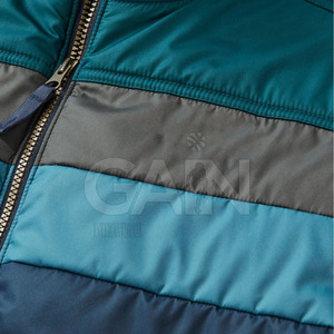 Recién llegado de invierno de fábrica, chaqueta acolchada de manga larga para hombre con logotipo personalizado, chaquetas acolchadas impresas - Product Image 5