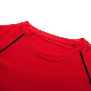 Alta calidad 1 poliéster Spandex hombres gimnasio compresión camisas Pakistán hecho Color sólido compresión camisas - Product Image 4