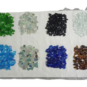 Graviers naturels exclusifs, galets, pierres, écologiques, revêtus de couleur, polis, mélange vert et noir, aménagement paysager, design moderne, allée - Product Image 4