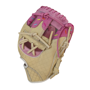 Venta al por mayor de alta calidad directo de fábrica de cuero mejor calidad guantes de béisbol personalizados a prueba de viento mano protectora guantes de béisbol - Product Image 2