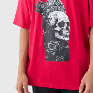 กําหนดเองพิมพ์ผ้าฝ้าย 100% ชุดกีฬาลําลองเปล่าพิมพ์เสื้อผ้าระบายอากาศแห้งเร็วเสื้อยืดแขนสั้น - Product Image 2